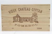 (6) 2004 Vieux Chateau Certan, Pomerol (OWC)