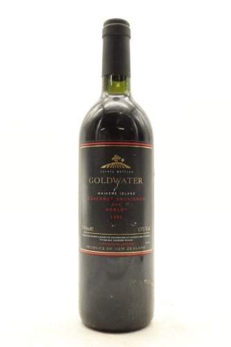 (1) 1993 Goldwater Estate Cabernet Sauvignon/Merlot, Waiheke Island
