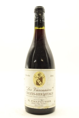 (1) 1994 M. Chapoutier Crozes-Ermitage Les Varonniers, Rhone