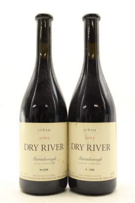 (2) 2003 Dry River Lovat Vineyard Syrah, Martinborough