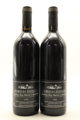 (2) 1998 Morton Estate Black Label Merlot - Cabernet Sauvignon, Hawke's Bay