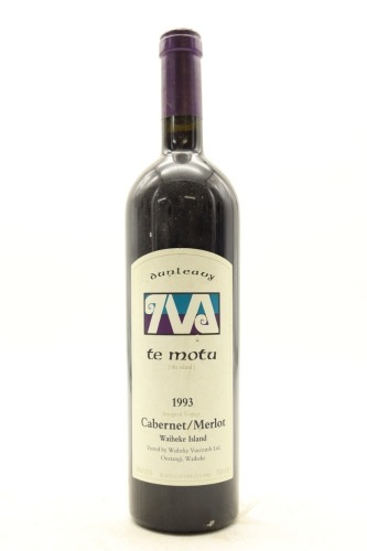 (1) 1993 Te Motu Cabernet Merlot, Waiheke Island
