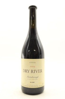 (1) 2003 Dry River Lovat Vineyard Syrah, Martinborough