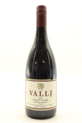 (1) 2007 Valli Gibbston Vineyards Pinot Noir, Gibbston
