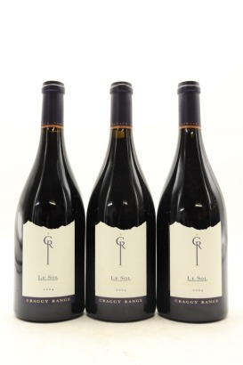 (3) 2004 Craggy Range Le Sol Syrah, Gimblett Gravels