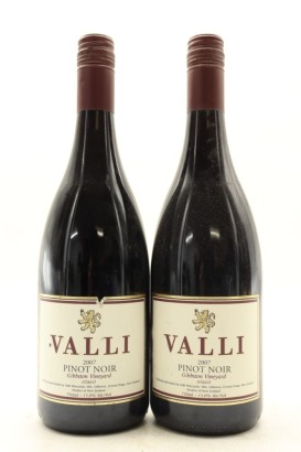 (2) 2007 Valli Gibbston Vineyards Pinot Noir, Gibbston