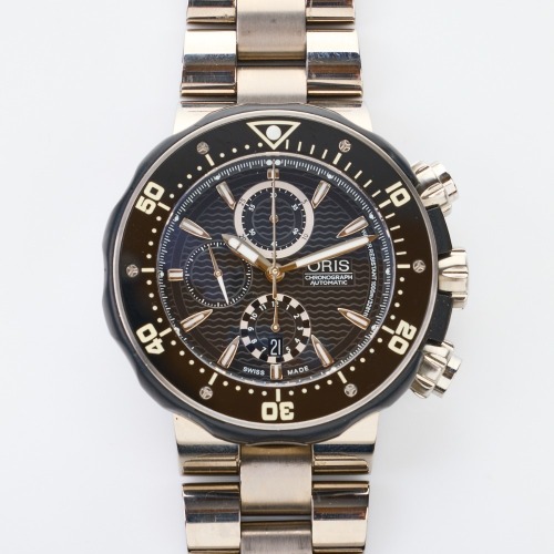 Titanium, 51mm Oris ProDiver Automatic Chronograph Wristwatch