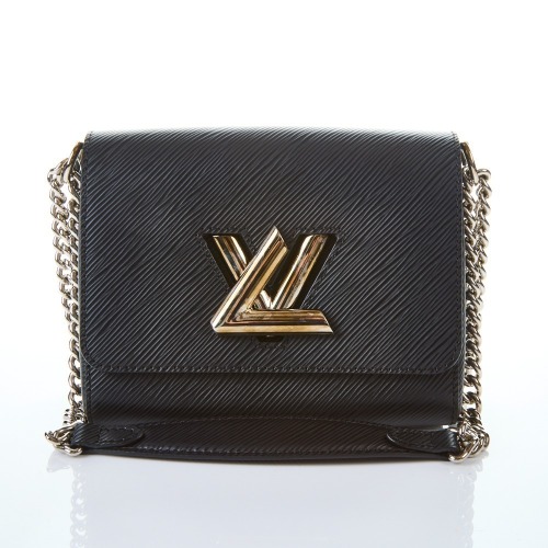 Louis Vuitton, Black Epi Twist Bag with Box