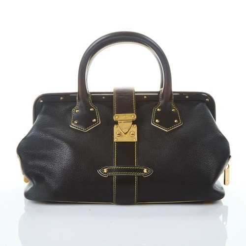 Louis Vuitton, Black Suhali Leather Lingenieux Bag,