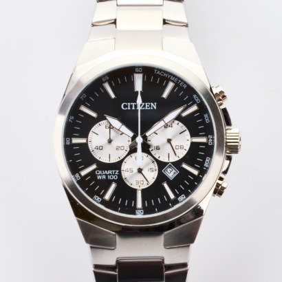 Citizen, 40mm Stainless Steel, Quartz Chronograph Wristwatch