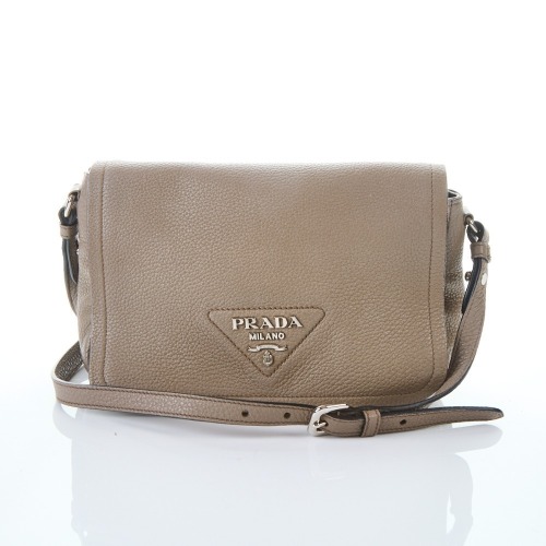 Prada, Clay Grey Crossbody Bag