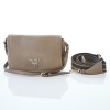 Prada, Clay Grey Crossbody Bag - 2