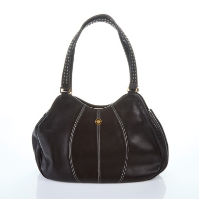 Versace, Black Leather Bag