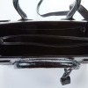 Yves Saint Laurent, Sac de Jour Black Leather and Croc Bag - 4