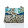 Gucci, Blue GG Supreme Dionysus Blooms Bag