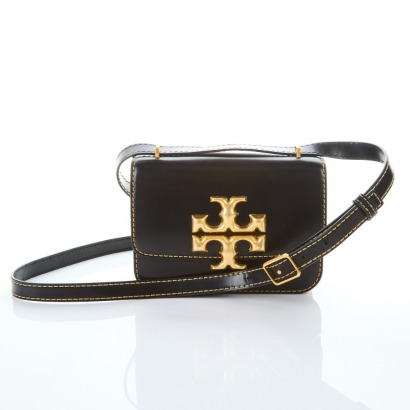 Tory Burch, Black Leather Eleanor Shoulder Bag