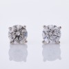 Platinum, 1.00ct Diamond Stud Earrings