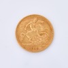 1915 Half Sovereign Coin, of 19.3mm in Diameter