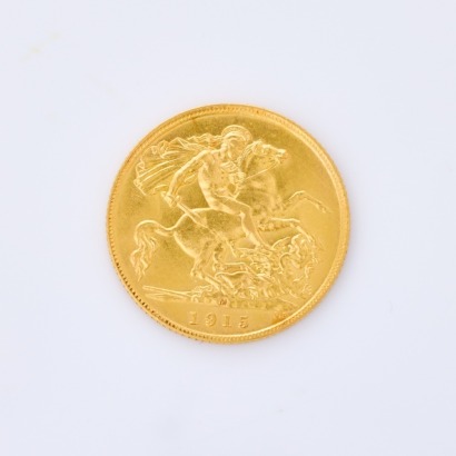 1925 Half Sovereign Coin, of 19.3mm in Diameter
