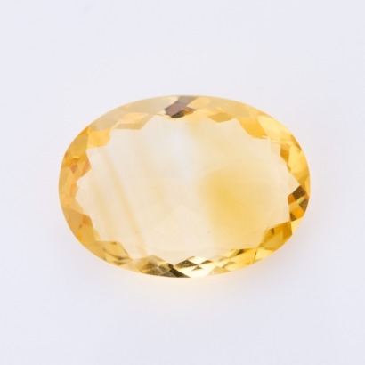 Loose, 29.00ct Oval Faceted Citrine