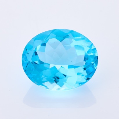 Loose, 14.60ct Oval Mixed Cut Topaz