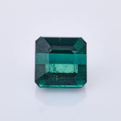 Loose, 3.10ct Green Tourmaline Square Step Cut