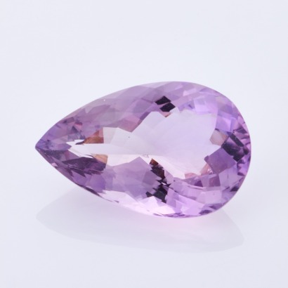 Loose, 13.8ct Pear Shape Amethyst