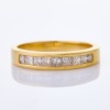 18ct Yellow Gold, .59ct Channel Set Diamond Ring