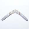Chanel, Silver-tone Metallic Boomerang