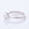 18ct White Gold, Modern, .70ct Oval Cut Diamond Ring - 2