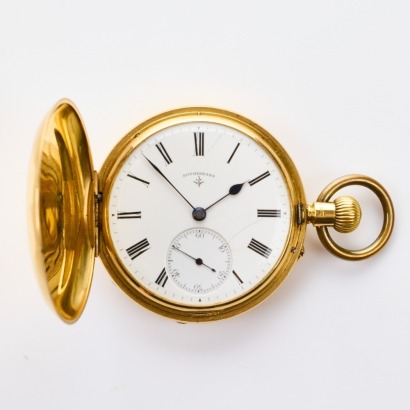 18ct Yellow Gold, 48.8mm Rotherham & Sons Pocket Watch, circa 1904