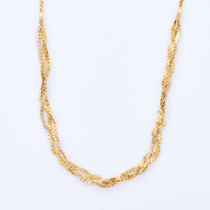 9ct Yellow Gold, 41cm 'S' Link Chain