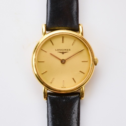 Longines, 18ct Yellow Gold, 24mm, Presence Quartz Ladies Wristwatch