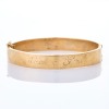 9ct Yellow Gold, 9.8mm Wide, Solid Plain Bangle
