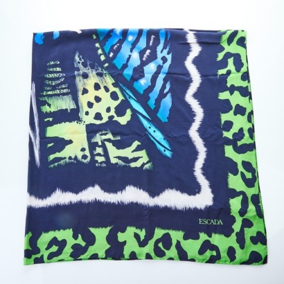 Escada, Silk Scarf, 120 cm x 127 cm