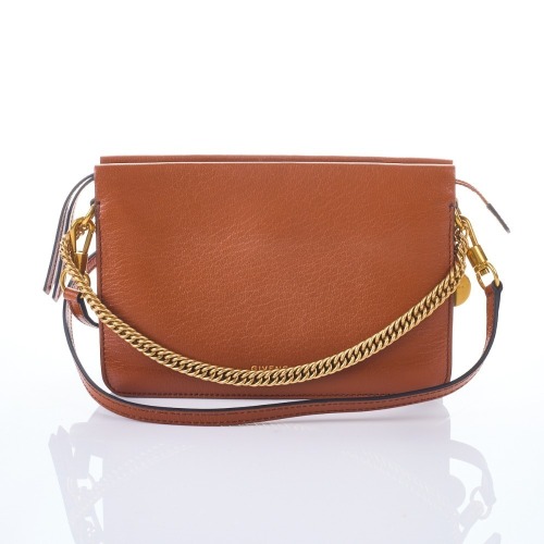 Givenchy, Chestnut Leather / Suede Cross 3 Crossbody Bag