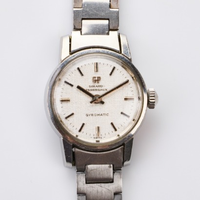 Stainless Steel, 22.5mm Girard Perregaux, Gyromatic Ladies Automatic Wristwatch