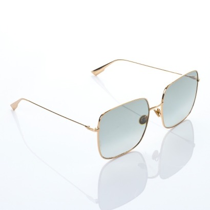Christian Dior, Dior Stellaire 1 Gold Frame Sunglasses with Case