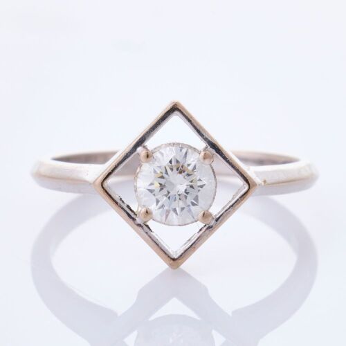 Zoe & Morgan, Freya 18ct White Gold, .40ct Diamond Ring, GIA certified