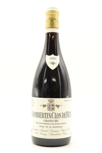 (1) 2007 Domaine Armand Rousseau Pere et Fils Chambertin Clos-de-Beze Grand Cru, Cote de Nuits [JR18] [RP96] [WS95]