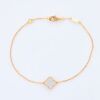 Vancleef & Arpels, 18ct Yellow Gold, Sweet Alhambra, Mother of Pearl Bracelet with Box - Near new