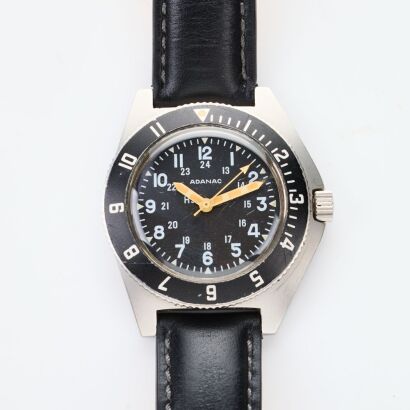 Stainless Steel, Gallet & Co, ADANAC H3 Military Quartz Wristwatch, circa 1986