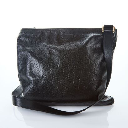Gucci, GG Black Messenger Bag