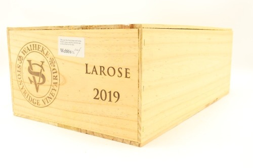 (12) 2019 Stonyridge Vineyard Larose, Waiheke Island (OWC)