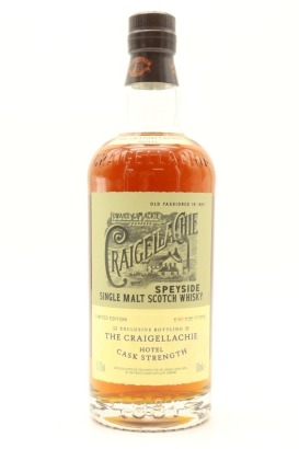 (1) Craigellachie 21 Year Old Cask Strength "The Craigellachie Hotel" Limited Edition Single Malt Scotch Whisky, 57.2% ABV
