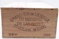 (12) 2003 Chateau Leoville-Las Cases 'Grand Vin de Leoville', Saint-Julien (OWC) [RP96]