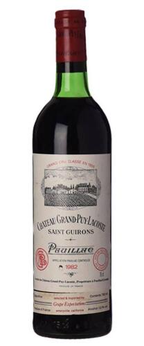 (1) 1982 Chateau Grand Puy Lacoste, Pauillac (TS) 