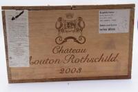 (12) 2003 Chateau Mouton Rothschild, Pauillac (OWC) [RP95]