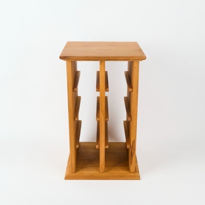 A Solid Wood Wine Rack