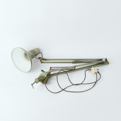 A Vintage Superlux Anglepoise Clamp On Lamp